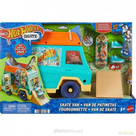 Hot Wheels Skate Van Pojazd Zestaw 2w1