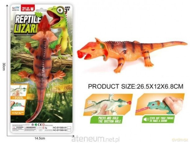 Jaszczurka z wyciąganym językiem 26 cm