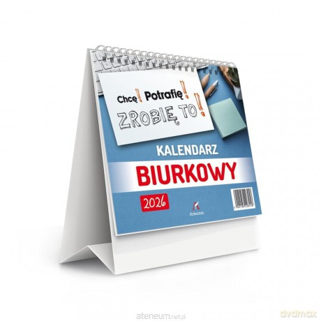 Kalendarz 2026 biurkowy stojący kwadrat 15x15 cm [KALENDARZ]