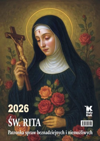 Kalendarz 2026 ścienny Św. Rita [KALENDARZ]