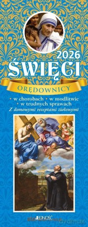 Kalendarz 2026 zdzierak Święci orędownicy [KALENDARZ]