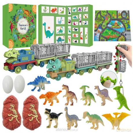 Kalendarz adwentowy dinozaury