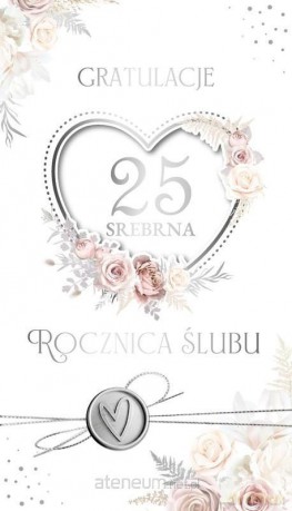 Karnet Rocznica Ślubu 25