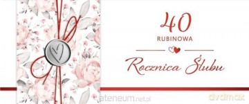 Karnet Rocznica Ślubu 40