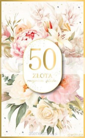 Karnet Rocznica Ślubu 50