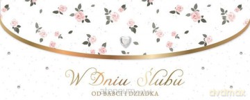 Karnet Ślub od babci i dziadka LUX-196