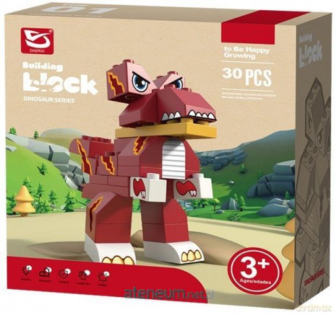 Klocki dinozaur 30el [KLOCKI]