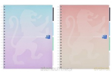 Kołozeszyt A4/80K Projectbook pastel (5szt)