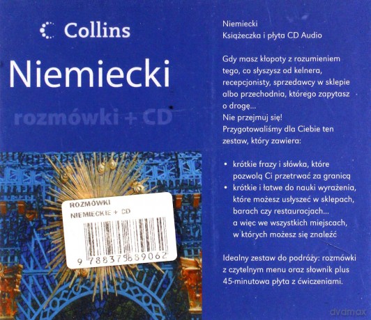 Niemiecki. Podstawy gramatyki, zwroty, wyrażenia, słówka. Collins Gem + CD [KSIĄŻKA]