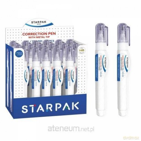 Korektor w piórze 7ml metalowa końcówka (24szt)