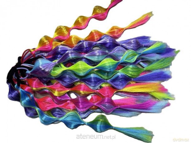 Kosmyki włosów do zaplatania 40 cm MIX