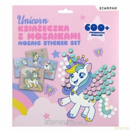 Książeczka z mozaikami Unicorn
