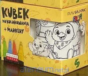 Kubek do malowania z markerami kurcash