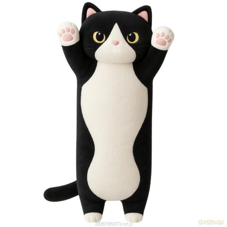 Maskotka kot poduszka czarny 70 cm