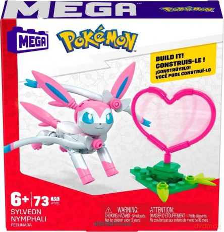 Mega Pokemon Klocki Zestaw z funkcją Sylveon [KLOCKI]
