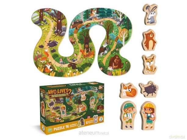 MONTESSORI 16 el. Who lives in the forest [PUZZLE]