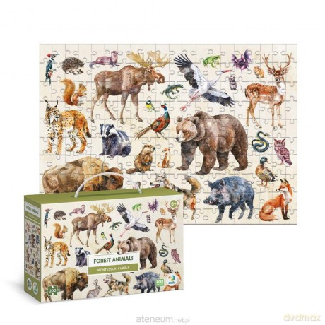 MONTESSORI 200 el. Montessori Forest animals [PUZZLE]