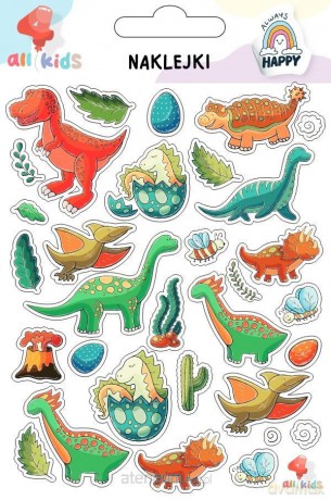 Naklejki dla dzieci Dinozaury