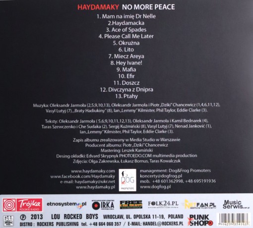 No More Peace [CD]