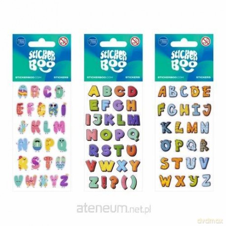 Naklejki Sticker BOO Literki mix