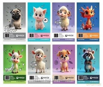 Notes A7/50 Kids (10szt)