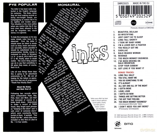 The Kinks: Kinks [CD]