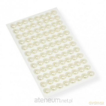 Perełki samoprzylepne białe 10mm