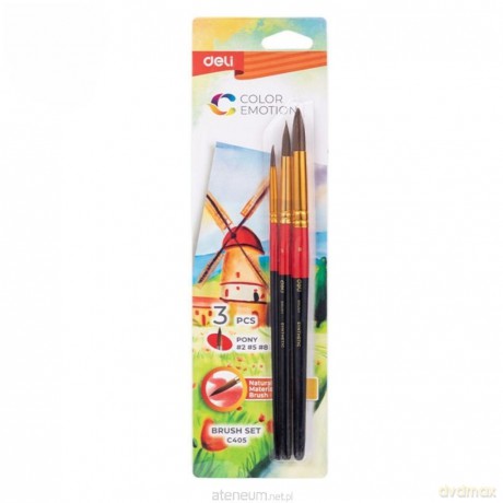 Pędzli Color Emotion 3szt