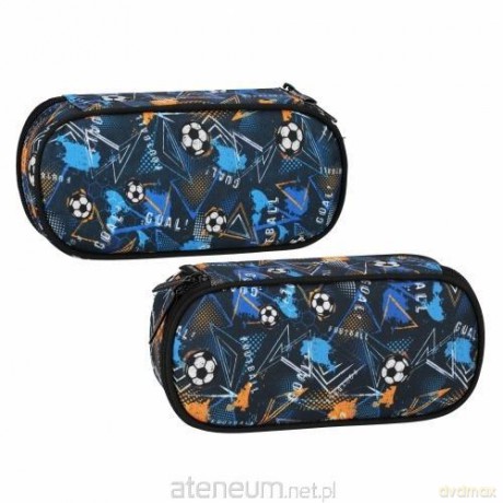 Piórnik saszetka 1zamek Football blue