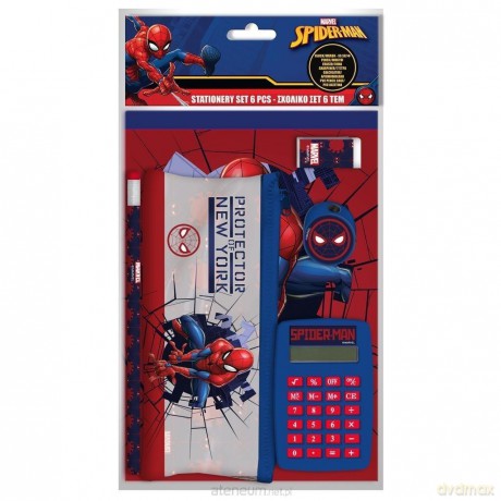 Piórnik z kalkulatorem Spiderman