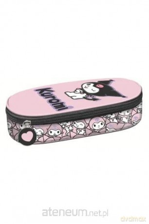 Piórnik z wewnętrzną klapką Kuromi Pink