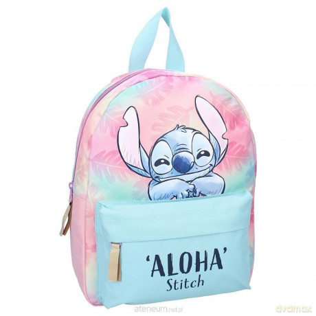 Plecak przedszkolny z kieszenią Stitch Aloha