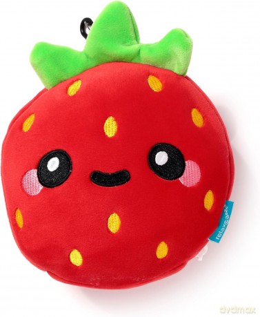 Poduszka podróżna i maska na oczy Strawberry