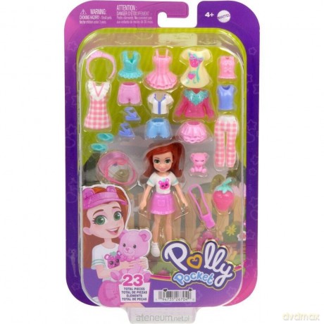 Polly Pocket Lalka + ubranka asortyment JCB22