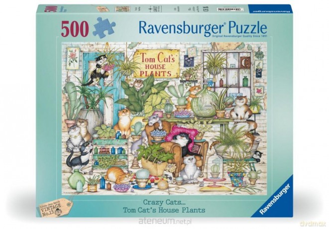 Puzzle 2D: Crazy Cats 500el [PUZZLE]