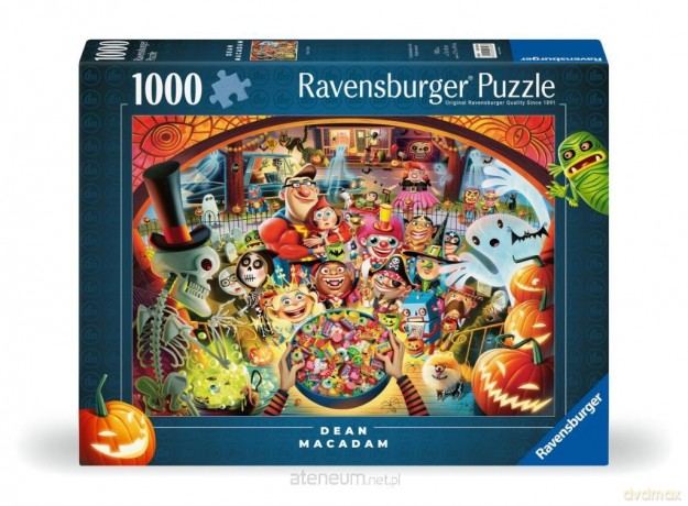 Puzzle 2D: Cukierek albo psikus 1000el [PUZZLE]