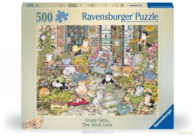 Puzzle 2D: Kocie popołudnie 500el [PUZZLE]