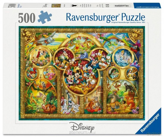 Puzzle 2D: Świat Disneya 500el [PUZZLE]