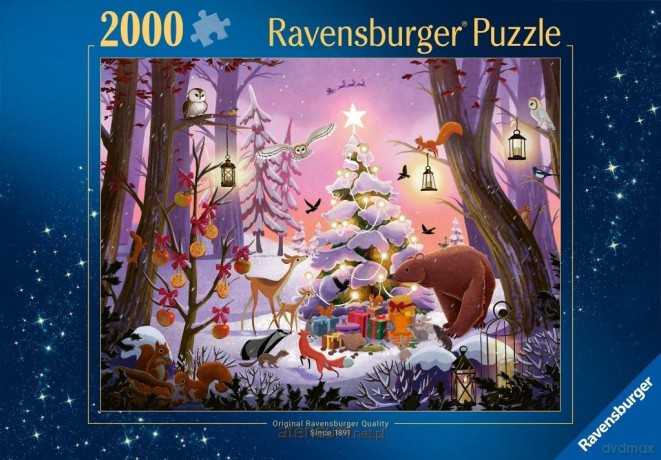 Puzzle 2D: Święta w lesie 2000el [PUZZLE]