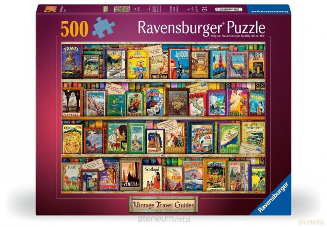 Puzzle 2D: Vintage - Pocztówki 500el [PUZZLE]