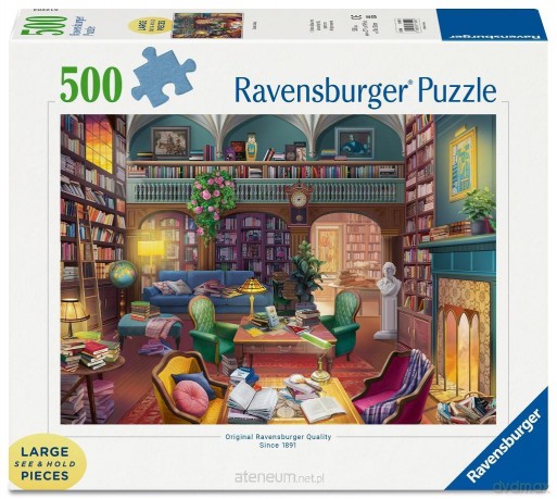 Puzzle 2D: Wymarzona biblioteka 500el [PUZZLE]