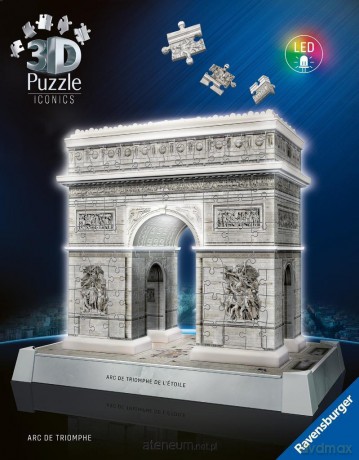 Puzzle 3D Iconics Łuk Triumfalny [PUZZLE]