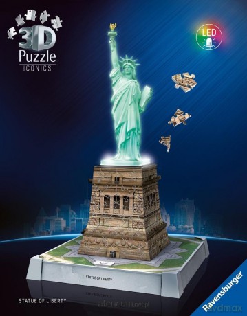 Puzzle 3D Iconics Statua Wolności [PUZZLE]