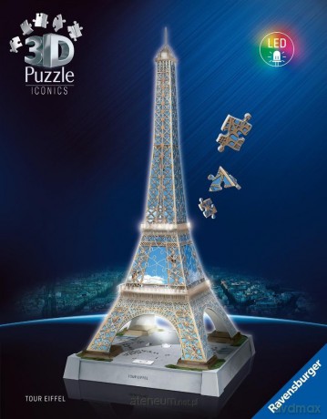 Puzzle 3D Iconics Wieża Eiffla [PUZZLE]