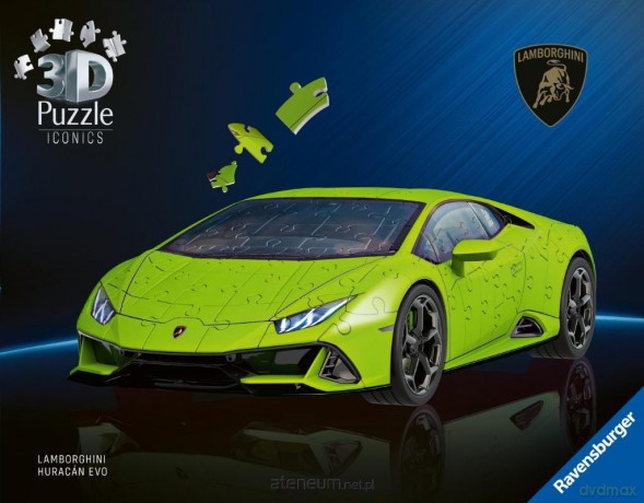 Puzzle 3D Lamborghini Huracn EVO-Verde [PUZZLE]