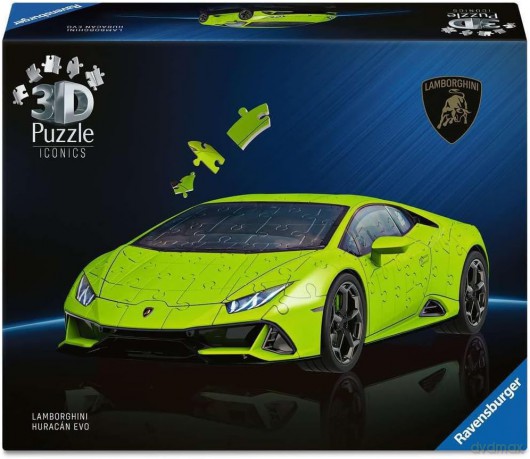 Puzzle 3D Lamborghini Huracn EVO-Verde [PUZZLE]