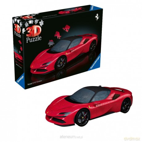 Puzzle 3D Pojazdy: Ferrari SF90 Stradale [PUZZLE]