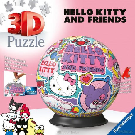 Puzzle 3D: Hello Kitty Kula 72el [PUZZLE]