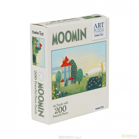 Puzzle artystyczne muminki zielone 200el [PUZZLE]