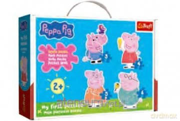 Puzzle Baby Classic - Mała świnka wśród przyjaciół [PUZZLE]